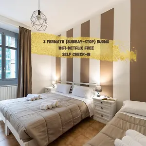 Elegant Near Metro Porta Romana,3 Fermate Subway-stop A Duomo, Wifi-netflix Free Milano